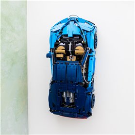 Brickify Support mural compatible avec Lego Technic Bugatti Chiron 42083 – Affichez en toute sécurité votre voiture – Ensemble L Brickify Support mural compatible avec Lego Technic Bugatti Chiron 42083 – Affichez en toute sécurité votre voiture – Ensemble L
