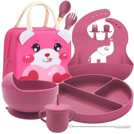 BRANCY Ensemble de sevrage pour bébé avec bavoir réglable