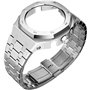 CasiOak GA2100 Bracelet de montre en métal et boîtier Mod Kit d'accessoires compatibles avec les montres Casio G-Shock GA2100/GA