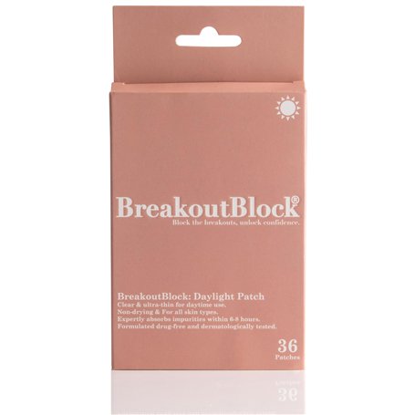 Daylight Patch by BreakoutBlock - 36 Patches - Acne Treatment Patches - Hydrocolloid Patches - Anti-Acne Dots - Blemish & Spot T