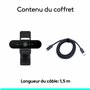 Logitech Brio 4K webcam, appels vidéo, micro anti-parasite, correction automatique de l’éclairage HD,pour Microsoft Teams, Zoom,