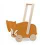 Trixie - Chariot de marche à pousser en bois certifié FSC pour enfant à parir de 18 mois - Mr. Fox (Renard)