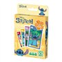 Shuffle – Jeu de Cartes 4 en 1 Stitch - 7 Familles, Bataille, Mémo et Action - Jeu de Cartes Disney Lilo & Stitch pour Enfants,