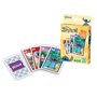 Shuffle – Jeu de Cartes 4 en 1 Stitch - 7 Familles, Bataille, Mémo et Action - Jeu de Cartes Disney Lilo & Stitch pour Enfants,