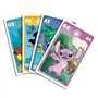 Shuffle – Jeu de Cartes 4 en 1 Stitch - 7 Familles, Bataille, Mémo et Action - Jeu de Cartes Disney Lilo & Stitch pour Enfants,
