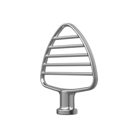 KitchenAid BATTEUR À PÂTISSERIE POUR ROBOTS PÂTISSIERS À TÊTE INCLINABLE DE TAILLE MOYENNE - ACIER INOXYDABLE 5KSMPB5SS