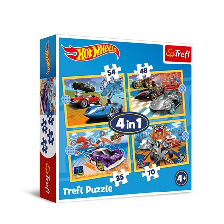 Trefl- Hot Wheels Puzzle