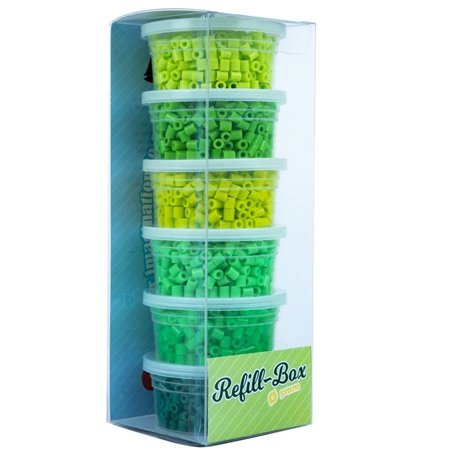 La Manuli Perles à Repasser Vert 3000 Pièces 5mm Fusible Perles pour les Enfants