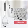 KADAX Presse Purée avec Grille Perforée en Acier Inoxydable, Presse Purée avec Poignée ovale, Presse à Pommes de Terre, Parfait 