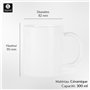 Glasmark Krosno Tasse À Café Set De 6 Tasses En Blanche Tasse À Thé Tasse En Céramique Tasse À Boire Chaude 300Ml