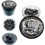 100 x Hard Mix Rubber Steel Balls for Home and Self Defense Pistols in .68 Cal. Billes Caoutchouc-Acier de Calibre 68