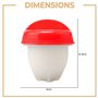 Retoo Chaudière à œufs pour 6 œufs sans coquille antiadhésive pour 6 œufs sans coquille, Accessoires de chaudière à œufs de cuis