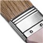 M7 Set de 6 Pinceaux 3 Plats 3 Ronds 0 "1.5" 2 "4" 6" Série 04 pour Travaux de Peinture avec Peintures et Vernis Couverture Unif