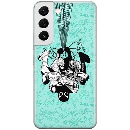ERT GROUP Coque de téléphone Portable pour Samsung S22 Plus Original et sous Licence Officielle Marvel Motif Spider Man 043 Parf