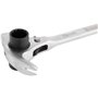 Richmann Clé à échafaudage 4 en 1 (19/22 mm) - Marteau + arrache-clous + poinçon conique & cliquet réversible - Cliquet d'échafa
