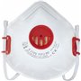 Oxyline 10x Demi-masque respiratoire réutilisable FFP2 R D avec valve | Produit dans l'UE | CE 1437