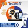 Caffenu | Kit détartrage nespresso et machine à café avec capsules nettoyantes | Complétez votre kit de Barista | capsules netto