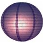 5 lanternes ignifuges violettes de 75 cm - Résistant au feu
