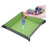 Gino Plateau de roulement de dés Portable, boîte de Jeu de Support de dés en Cuir PU pour D & D, RPG, Jeux de Table ou Stockage
