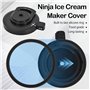 Couvercle Extérieur de Rechange pour Ninja Machine à Crème Glacée NC300EU (Sans Pagaie), Accessoires pour Sorbetières Compatible