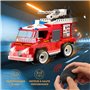 Wise Block W Voiture Télécommandée Jeu de Construction - Moteur de Pompier Télécommandé,Modèle Céduit de Camion de Pompiers à Co