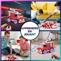 Wise Block W Voiture Télécommandée Jeu de Construction - Moteur de Pompier Télécommandé,Modèle Céduit de Camion de Pompiers à Co