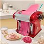 Machine à Pâtes Électrique avec Rouleau à Pâtes et Double Lame en Acier Inoxydable, Fabrication de Nouilles Fraîches à la Maison