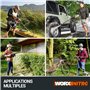 WORX Nitro 18V(20V Max) Nettoyeur Haute Pression sans Fil Hydroshot WG633E.1, PowerShare, Nettoyage de Terrasse Lavage de Voitur