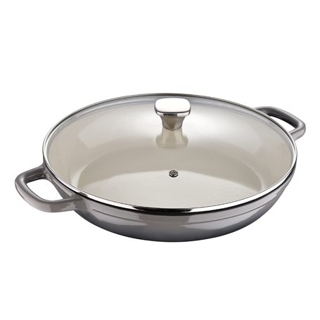 MasterPro Unique | Faitout de Cuisine Bas avec Couvercle | Faitout de 30