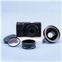 JJC Adaptateur d'objectif GA-1 pour Ricoh GW-4 objectif de conversion large sur appareil photo Ricoh GR III – Remplace l'adaptat