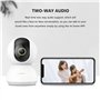 Xiaomi Mi Smart Camera C300 Caméra Surveillance WiFi Intérieure Caméra 360°, Détection Humaine AI Suivi Intelligent Sirène Audio