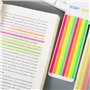 640Pcs Bandes Marqueurs de Page Coloré Onglets d’Index Bandes Surligneur Notes Pages Autocollants Demi-Transparence Tampons Note