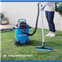 Vacmaster Nettoyeur de Jardin et de Gazon Artificiel VOC1218PF, Aspirateur Eau et poussière, Bleu, 1250W 18L, 1250 W, 18 liters,