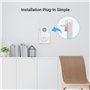 EZVIZ CH1 Chime Intelligente,Carillon WiFi intérieur pour Sonnette vidéo EP3x Pro, CP3 Pro, HP3 Pro, Volume réglable de 0 à 72 D