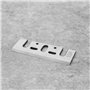 Be In Your Mind Lot de 2 lames de rabot en acier rapide de rechange compatibles avec N556874 DCP580 compatibles avec Makita 1001