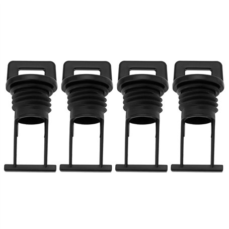 Be In Your Mind 4X Bouchons de Vidange pour Bateau Bouchon de Trou d'eau pour Kayak Bouchon de Trou Conique en Nylon de 19 Mm Pi