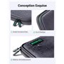 UGREEN Sac Câble Multifonctionnel Sac Rangement Accessoires Électroniques Pochette Protection de Voyage Sacoche Organisateur pou
