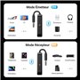 UGREEN Émetteur Jack Bluetooth 5.2 pour TV Transmetteur Récepteur 2 en 1 pour Voiture Prise Jack 3.5 mm Adaptateur Bluetooth Aud