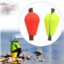 Create idea 20 Pièces Flotteur de Pêche à La Mouche en Mousse Indicateur de Frappe Goutte d'eau Bobber Accessoire Fluorescent Ja