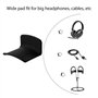 Neetto HS907 Support Casque Audio Universel en Silicone pour Bureau, Mural & Table, Porte-Casque pour Écouteurs Gaming & Câbles,