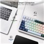 Redragon K686 PRO Clavier de jeu Gasket RGB 98 touches, clavier mécanique 3 modes avec socle remplaçable à chaud, contrôle spéci