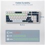 Redragon K686 PRO Clavier de jeu Gasket RGB 98 touches, clavier mécanique 3 modes avec socle remplaçable à chaud, contrôle spéci