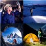 weneasker Lampe frontale rechargeable H25S LED super lumineuse 1200 lumens avec 7 modes, étanche IPX6 pour le travail, la randon