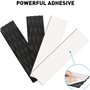LIZHOUMIL 4 pièces Planche de Surf Traction Pads Eva Surf Skimboard Deck Anti-dérapant Avant Queue Pad pour Kiteboard Noir