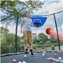 Panier de Basket Mini LeJump pour Trampoline, Cadre avec Pompe et 2 Ballons, Adapté 235/305/366/427 cm Trampoline, Accessoires d