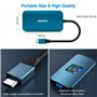 BENFEI Hub USB C MST 8 en 1 avec USB-C vers 2 HDMI/1 VGA, vers 3 Ports USB 3.0/100 W/Audio auxiliaire 3,5 mm, Compatible avec iP