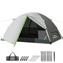 Gysrevi Tente de Camping 2-3 Personnes Tente dôme Facile à Installer Camping Tente Imperméable et Ventilée