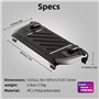 Skull & Co. Stand Grip GripCase Front Cover Bundle for Steam Deck/OLED: Protective Case with Textured Grips Full Protection with