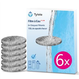 Pack de 6 filtres MicroDisc en fibre de carbone