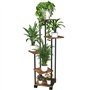 GBLAVM Étagère Plantes en Bois à 5 Niveaux
